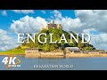 FLYING OVER ENGLAND 4K UHD - Relaxing Music Along With Beautiful Nature Videos - Natural Landscape