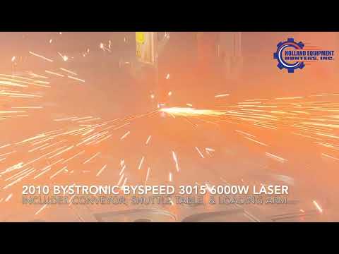 2010 BYSTRONIC BySpeed 3015 Fabricating Machinery, Laser Cutter | Holland Equipment Hunters, Inc. (1)