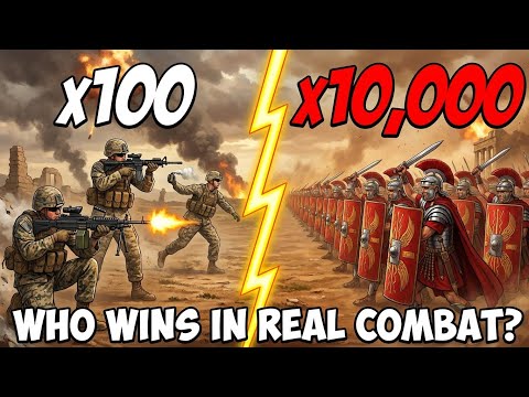 What if 100 US Marines Fought 10,000 Roman Legionnaires? | Battle of Cannae