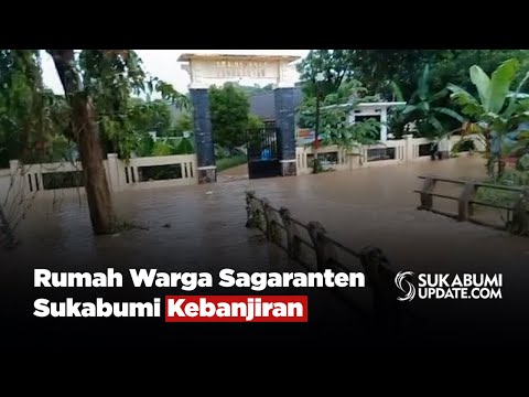 Rumah Warga Sagaranten Sukabumi Kebanjiran