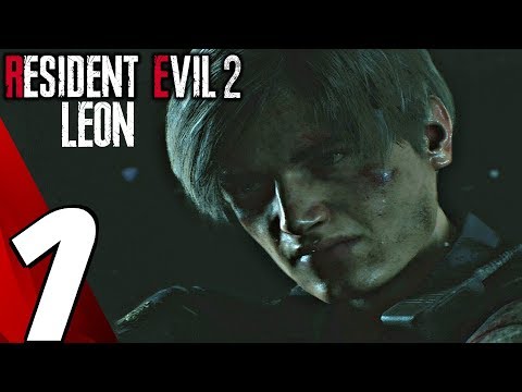 Resident Evil 2 Remake - Leon Walkthrough Part 1 - Leon Story (Full Game) Hardcore Mode
