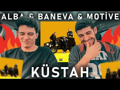BU ÜÇLÜ FENA YAPMIŞ! | Alba & Baneva & Motive - Küstah | REACTION | İLK DİNLEME