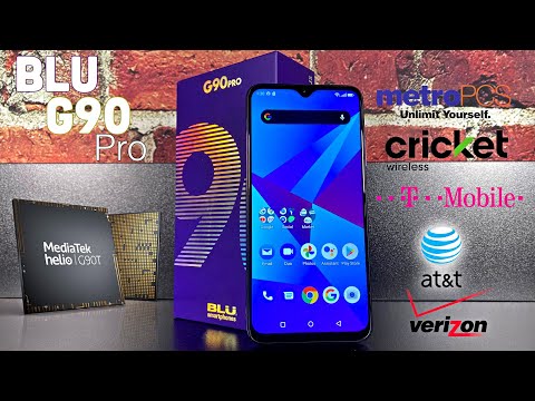 Blu G90 Pro - Now Supports Verizon and GSM Carriers - New G90T Processor by Mediatek!