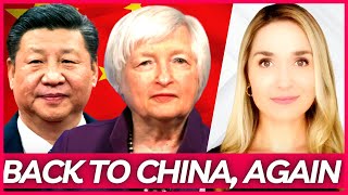🔴 TABLES TURNED: Yellen Is Back To China As the US Feels Threatened by China's Manufacturers