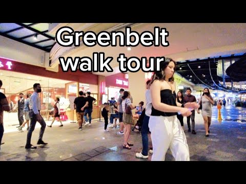 Passeio a pé pela cidade de Greenbelt Makati | Melhor ponto de encontro para EXPAT na região metropolitana de Manila | Shopping de luxo