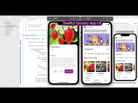SwiftUI Grocery App UI