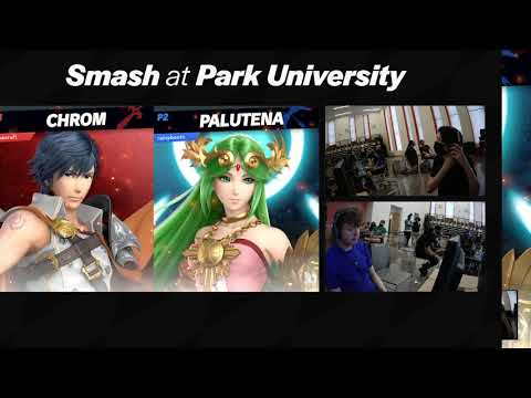 Smash at Park University Losers Top 8 - FrostKqt (Diddy Kong/Chrom) vs. Ekidona (Palutena)