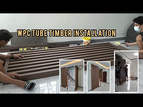 Wpc timber tube, 50 kg, box