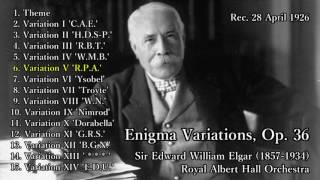 Download lagu Elgar: Enigma Variations conducted by Elgar (1926) エルガー エニグマ変奏曲 自演 mp3 Download lagu Elgar: Enigma Variations conducted by Elgar (1926) エルガー エニグマ変奏曲 自演 mp3