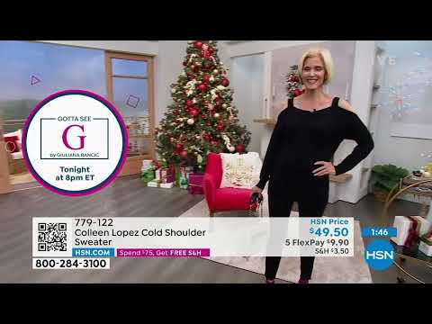 Colleen Lopez Cold Shoulder Sweater