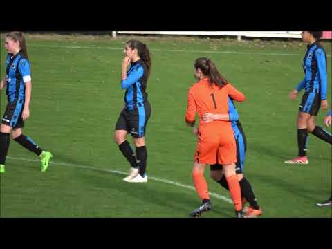 Club Brugge Vrouwen B-GFA Sinaai 1-2, 03-11-2018