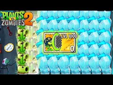 PvZ 2 Challenge - All Plants Power Up vs 99 Frozen Treasure Yeti Zombies - Who Will Win?