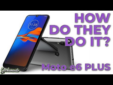 Motorola Moto e6 Plus Smartphone Review