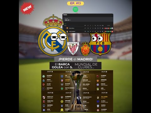 |😭 ¡PIERDE el MADRID! 👇| 💀El BARCA GOLEA con 5.🖐️ |🌐 MUNDIAL DE CLUBES... 🏆|