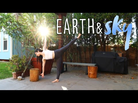 Earth & Sky 🌱 30 Minute Ground + Expand Balancing Vinyasa Flow to Ardha Chandrasana (Half Moon)