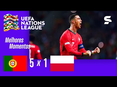 Gols e lances de Portugal x Polonia