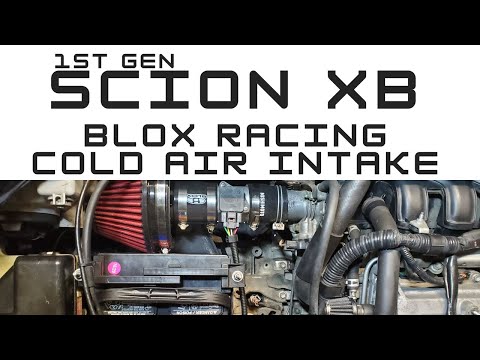 1st GEN SCION xB: BLOX RACING INTAKE FROM EXTREME DAILY DRIVERS + BATTERY MOD