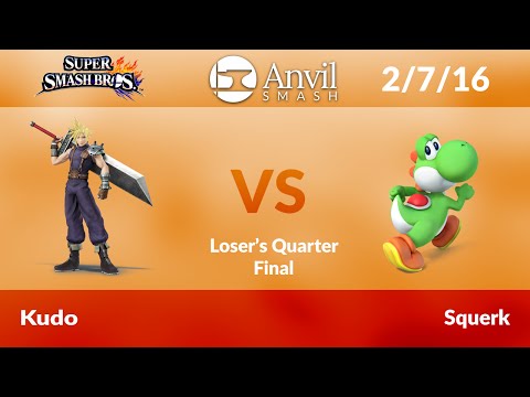Anvil Smash #38 Singles: [LQ] Kudo (Cloud, ZSS, Sheik) vs Squerk (Yoshi)