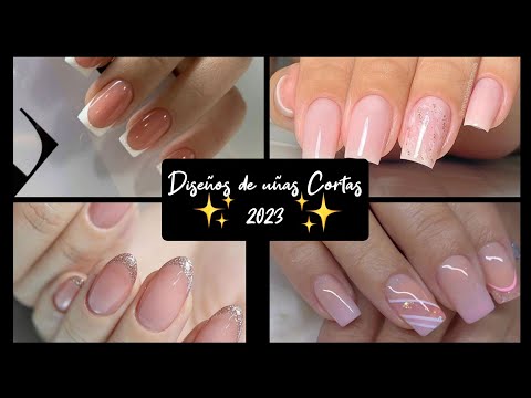 DISEÑOS DE UÑAS CORTAS 2023 #artnails #desingnails #acrylicnails #acrylic #tendency #uñasnaturales