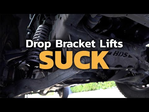 Drop Bracket Lifts - Pros and Cons. Mostly Cons