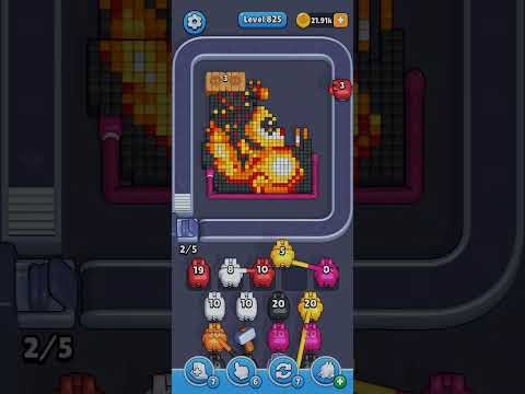 Pixel Flow Level 825 Walkthrough