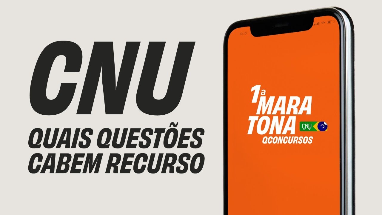 CNU: Quais questões que cabem RECURSO [Concurso Nacional Unificado] #aovivo