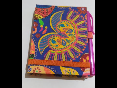 Bloco de notas em cartonagem (capa)