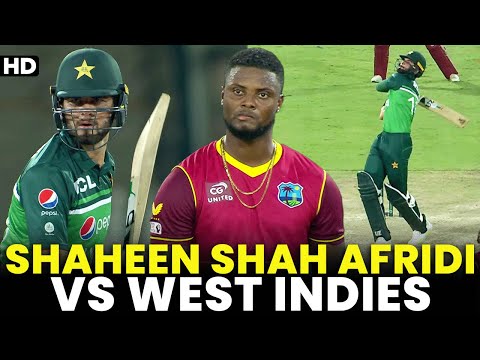 Shaheen Shah Afridi Blistering Batting Against West Indies | Pakistan vs West Indies | PCB | MO2A
