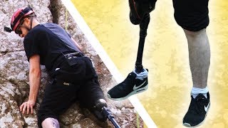 One Legged Man Tries Rock Climbing For The First Time
