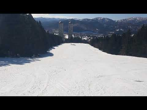 Video: 2021/3/15 星野リゾートトマムスキー場 タワーマウンテン山頂からムーンシャインコース、サンシャインコースを通って一気に一番下まで滑ってみました。（トマムマウンテンのTop to Bottom）