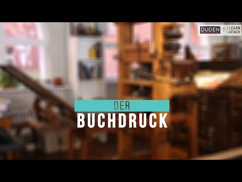 Buchdruck Teil 1: Einführung