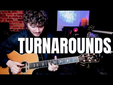 Do you know these easy Turn Arounds in A?  a blues guitar lesson...