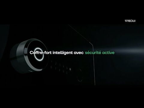 ARREGUI AWA Exclusive Edition Coffre-fort Intelligent, Smart Safe, ouverture à code électronique, gestion via l’application mobile, compatible Amazon Alexa et Google Home, haute sécurité, 22 L - noir