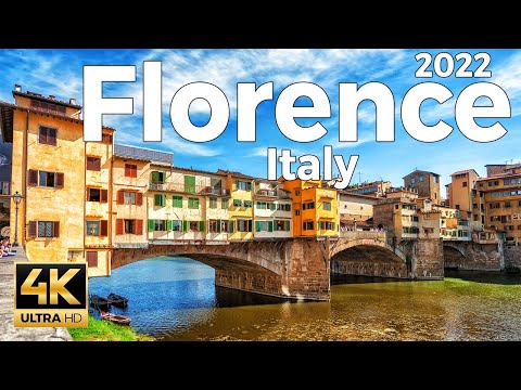 Florence 2022, Italy Walking Tour (4k Ultra HD 60 fps) - With Captions
