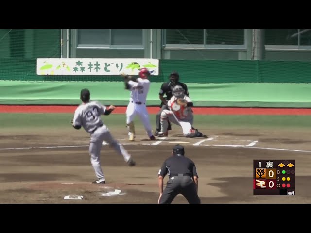 【ファーム】今日もチャンスで黒川打!! イーグルス・黒川史陽が4試合連続打点となる先制打!!  2024年5月14日 東北楽天ゴールデンイーグルス 対 読売ジャイアンツ