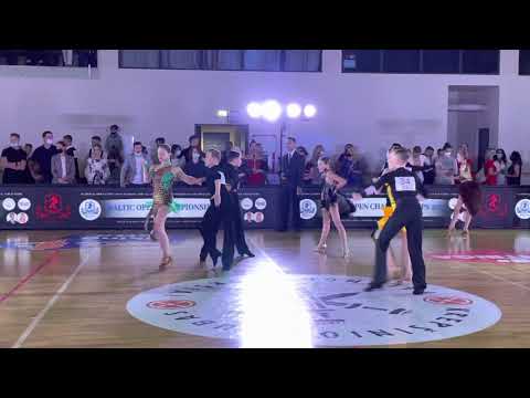 Gustas Dovydaitis&Greta Sokolnikaite|Baltic Open Championships2021|Samba|Semi-Final|3 place