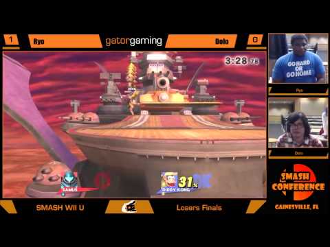 SC 18: Ryo (Palutena/Samus/Ike) vs Dolo (Diddy) - Smash Wii U Losers Finals