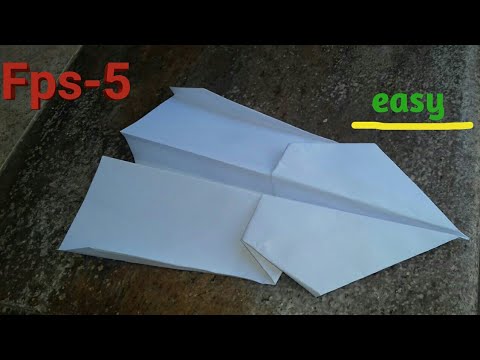 How to make a Fps5 Paper plane.