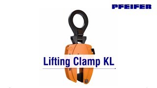 Svěrka na plech KL s nosností 5000kg a pracovním rozsahem 5-51mm