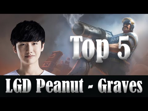 LGD Peanut (Graves Jungle) Top Plays - LGD vs WE, LPL 2020 Summer Playoff First Round Highlights