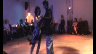 demo Celeste Rey y Sebastian Nieva en "de milonga van El Centro 13 april 2013 deel3