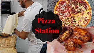 New York Style Pizza at Pizza Station in Port Moody | #NewYork #Pizza #Halal | Halal Foodie
