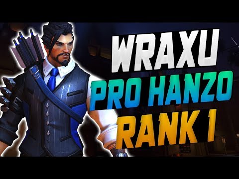 WRAXU DOMINATING AS NEW HANZO! 53 ELIMS! [ OVERWATCH SEASON 10 TOP 500 ]