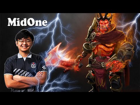 MidOne - Wraith King Safelane with Topson | Dota 2 7.28b Gameplay