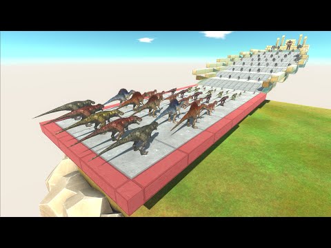 Carnivore dinosaurs vs Mutant primates  Challenge - Animal Revolt Battle Simulator
