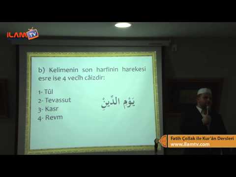 Medd-i Ârız Nedir? (Tecvid Dersi) - Adem Özdemir