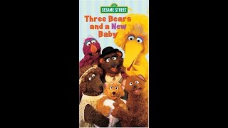 Sesame Street: Three Bears and a New Baby (2003 VHS)