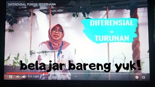 DIFERENSIAL FUNGSI SEDERHANA (TURUNAN)