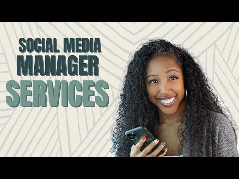 Services to offer as a social media manager