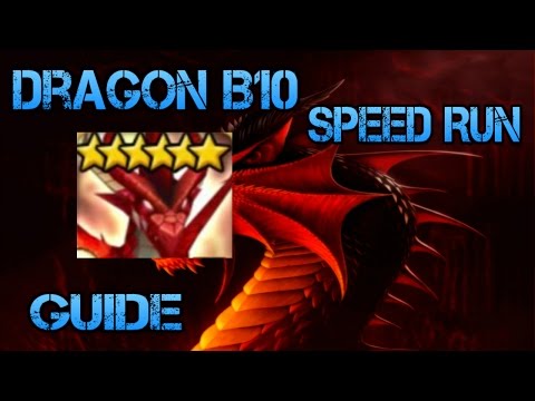 F2PG Summoners War - Dragons B10 Speed Run Guide D10